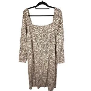 ASOS Curve Animal Print Long Dress Long Sleeves Women’s‎ Plus Size 24 thumbnail 3