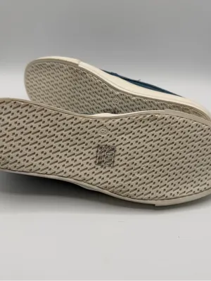 Vintage Havana Denim Patch Slip On Sneakers Women’s 8 Blue Embroidered thumbnail 6