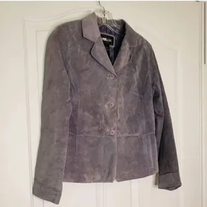 Brandon Thomas Leather Jacket Size Small Purple thumbnail 3