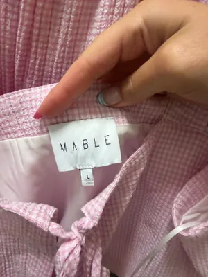 MABLE Pink Gingham Set Size L thumbnail 2