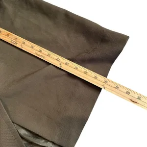 Vintage 90s Carlisle Midi Skirt Ribbed Womens 14 Green Straight Pencil Split thumbnail 8