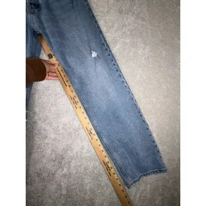 Abercrombie & Fitch Women's Jeans 28/6r The Dad High Rise Button Fly Distressed thumbnail 7
