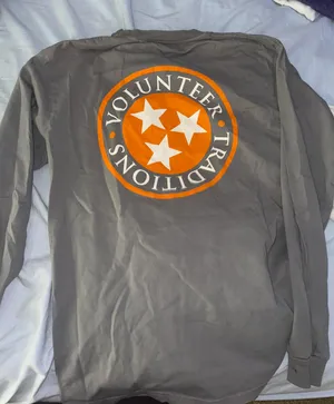 Tennessee Vols Shirt Gray Size M thumbnail 2