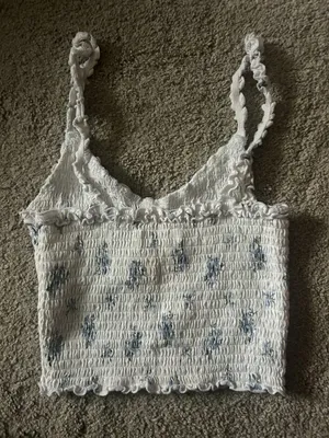 Hollister White Tank Top thumbnail 2