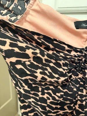 Pink Leopard Print Mini Dress Size XS thumbnail 3