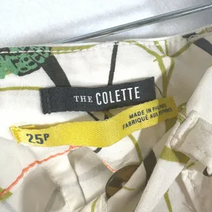 Anthropologie Maeve The Colette Butterfly Print Wide Leg Cropped Pants 25P thumbnail 3