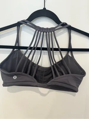 Lululemon Sports Bra- Charcoal Gray thumbnail 2