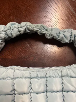 Urban Expression Baby Blue Quilted Puffer Hobo Bag thumbnail 4