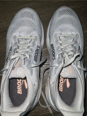 Brooks Adrenaline GTS 2025 Grey/Blackened Pearl/Coral 8.5 thumbnail 10