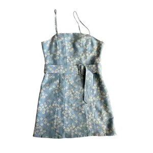 ZARA line blend floral mini dress thumbnail 2