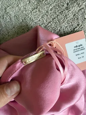 NWT CULT GAIA pink Azariah Ilk Lip Dress thumbnail 4