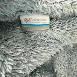 Columbia Women's blue/silver gray color Fleece Full Zip Jacket Size M‎ Casual thumbnail 4