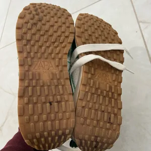 ZARA White & Green Combo Sneakers Size 36 EU thumbnail 6
