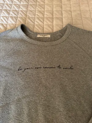 Project Social T Heather Gray Fleece Crewneck Sweatshirt thumbnail 2