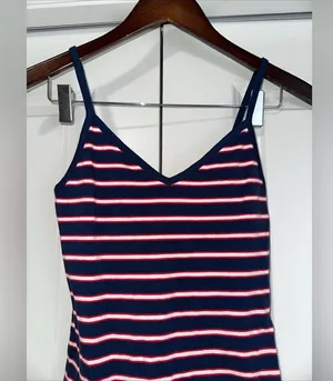 Divided By H&M Lightweight Striped Bodysuit NWT XS thumbnail 2