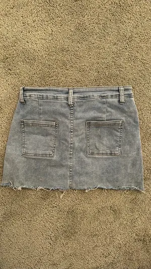 Denim Skirt Blue Size 8 thumbnail 4
