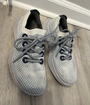 ALLBIRDS Tree Dasher Running Shoes White/Blue Women's 9‎ thumbnail 1