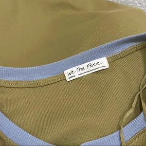 Free People Feelin it Patch Army Green Top M thumbnail 15