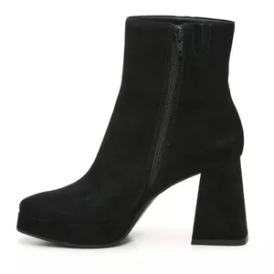 Dolce Vita Gracie Suede‎ Platform Boot Size 6 Black thumbnail 2