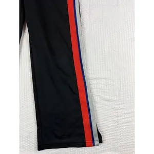 Nike Womens Track Pants XS Black Red Blue Grey Side Stripe Wide Leg Zip Pockets thumbnail 3