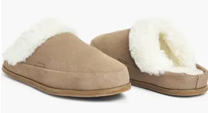 Hari Mari Tia Leather Slipper, Storm Size‎ 8 Tan thumbnail 1