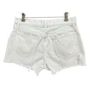 Free People We The Free Jean Shorts 31 Denim Button Fly Distress Cut Offs Beach‎ thumbnail 6