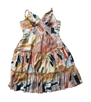 ELINGS Earthy Tones Mini Dress M thumbnail 1