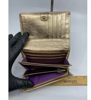 Coach Women's Gold Tan Wallet thumbnail 8