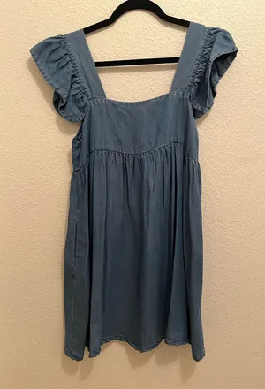 Miou muse mini dress Blue thumbnail 1