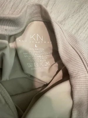 Klassy Network Light Blush Ribbed Long Sleeve Top thumbnail 2