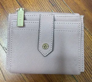 Anne Klein Dusty Pink Zip & Snap Wallet thumbnail 1