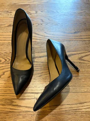 AllSaints Nova Court Shoe  Pump Black thumbnail 1