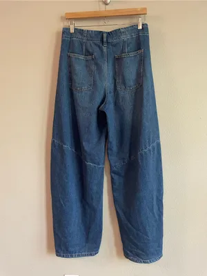 Anthropologie Pilcro Full-Length Relaxed Barrel Jeans Size 28 thumbnail 7