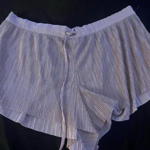 Gold flowy Victorias Secret sleep shorts thumbnail 1
