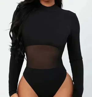 Women’s bodysuit Black Size XL thumbnail 1