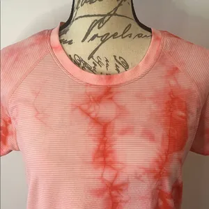 Lululemon Swiftly Tech 2.0 short sleeve top in raspberry cream marble dye 12 thumbnail 4
