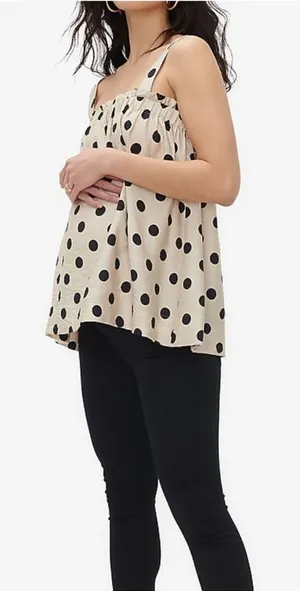 HATCH Spotted The Dani Blouse‎ Sz 0 (XS) thumbnail 1