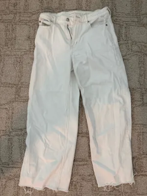 American Eagle White straight jeans thumbnail 1