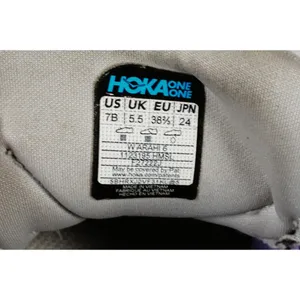 HOKA Women's US 7B Arahi 6 Silver Lightweight Running Shoes READ thumbnail 11