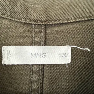 Mango MNG sz S Olive Green‎ Denim Utility Jumpsuit Long Sleeve Boilersuit Boho thumbnail 4