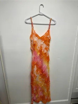 Princess Polly Lars Maxi Dress Orange Multi thumbnail 10