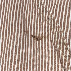 Democracy Barrel Jeans Women Size 8 White Hickory Stripe Ab Technology Cropped‎ thumbnail 3