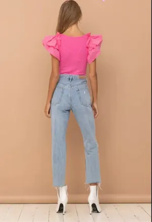 Blue B pink body suite Size L thumbnail 3
