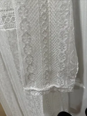 As Rose RichWhite Lace Cover up White Size L thumbnail 4