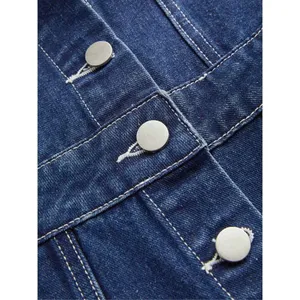 Modcloth NWT Cider Denim Sleeveless Button Down Mini Dress Medium / 6 thumbnail 6