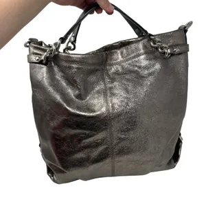 Coach Brooke Metallic Hobo Shoulder Bag thumbnail 4