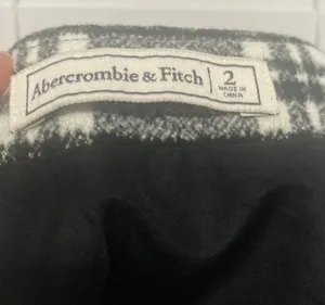 Abercrombie Plaid Wool Mini Skirt thumbnail 4