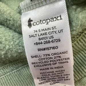Cotopaxi Women's Do Good Organic Crop Sweatshirt Hoodie Size Small thumbnail 14