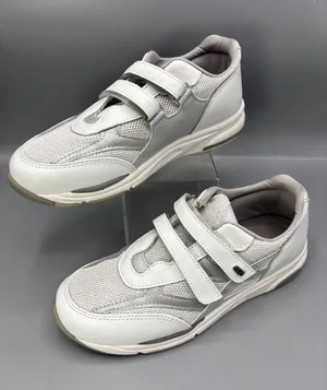 SAS TMV Walking Shoes Womens 8M White Leather Comfort Low Top Athletic 2103222 thumbnail 1