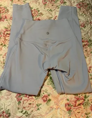Lululemon Size 2 Baby Blue Align Legging thumbnail 2
